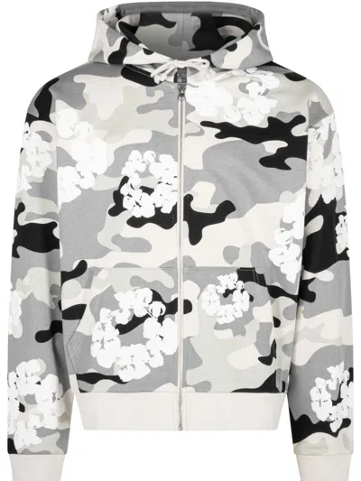 DENIM TEARS CAMOUFLAGE-PRINT HOODIE