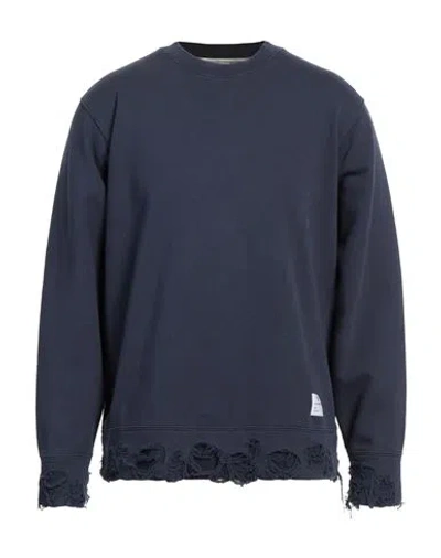 DEPARTMENT FIVE DEPARTMENT 5 MAN SWEATSHIRT NAVY BLUE SIZE M COTTON