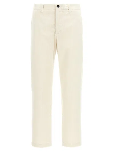 DEPARTMENT FIVE MEN WHITE CLASSIC STRAIGHT PANTS, 34 LUXURY PANTS FOR MEN DARVEYS