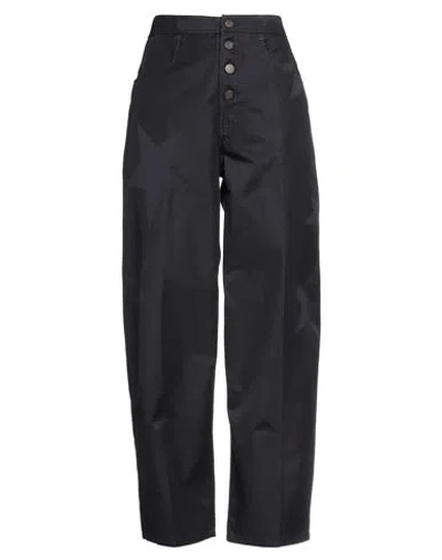 DEPARTMENT FIVE DEPARTMENT 5 WOMAN PANTS MIDNIGHT BLUE SIZE 30 COTTON