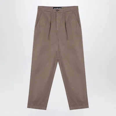 DEPARTMENT FIVE DEPARTMENT FIVE  DOVE-COLOURED COTTON TROUSERS
