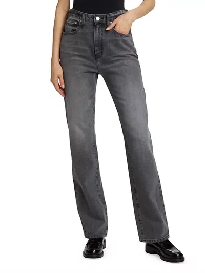 DEREK LAM 10 CROSBY FRANKIE HIGH RISE STRAIGHT JEANS IN LIBERTY