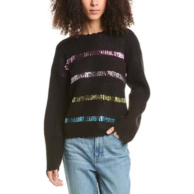 DESIGN HISTORY WOMENS SEQUINED PULLOVER CREWNECK SWEATER