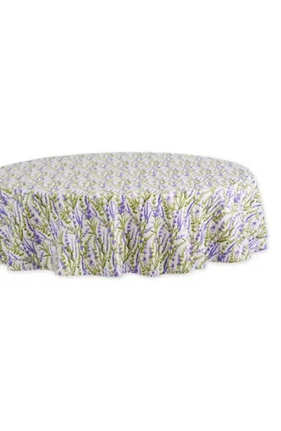 DESIGN IMPORTS DESIGN IMPORTS LAVENDER FIELDS ROUND TABLECLOTH