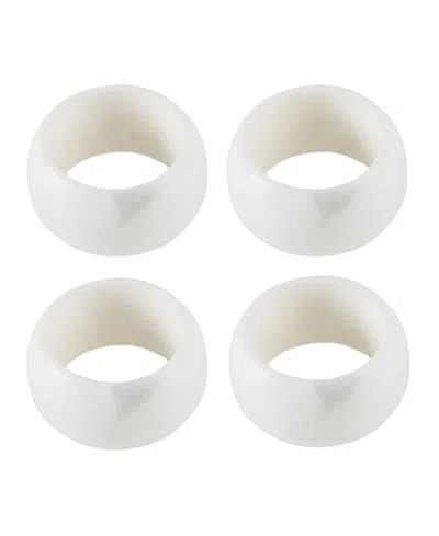 DESIGN IMPORTS MARBLEÂ NAPKIN RING, SET OF 4