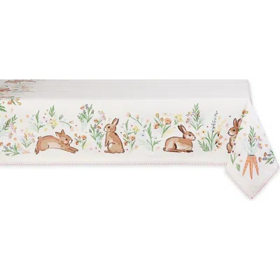 DESIGN IMPORTS DESIGN IMPORTS SPRING BUNNY HOP TABLECLOTH