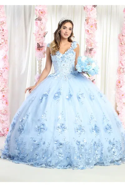 DESIGNER FLORAL QUINCEAÑERA GOWN