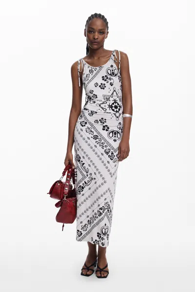 DESIGUAL BANDANA STRAP DRESS
