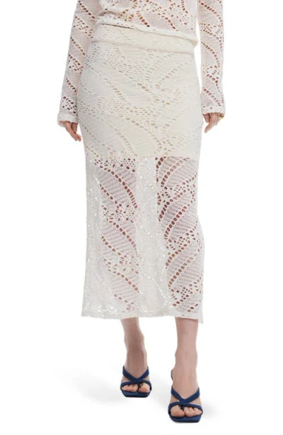 DESIGUAL DESIGUAL OPEN STITCH KNIT SKIRT