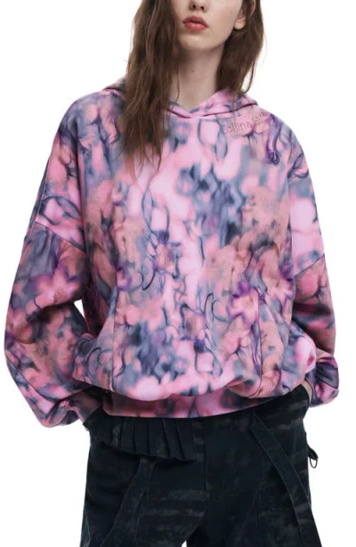 DESIGUAL DESIGUAL X COLLINA STRADA FLORAL HOODIE