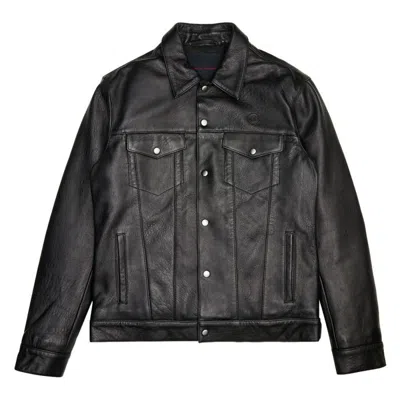 DEUS EX MACHINA DEUS EX MACHINA - WILDFIRE - LEATHER JACKET - SIZE S - BLACK