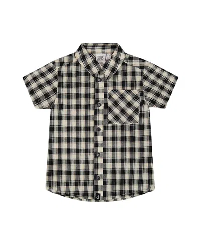 DEUX PAR DEUX DEUX PAR DEUX BOYS' SHORT SLEEVE BUTTON DOWN SHIRT - LITTLE KID