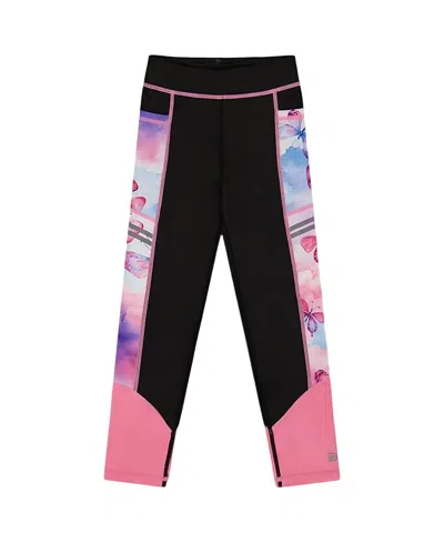 DEUX PAR DEUX DEUX PAR DEUX GIRLS' COLORBLOCK ATHLETIC LEGGINGS - BIG KID