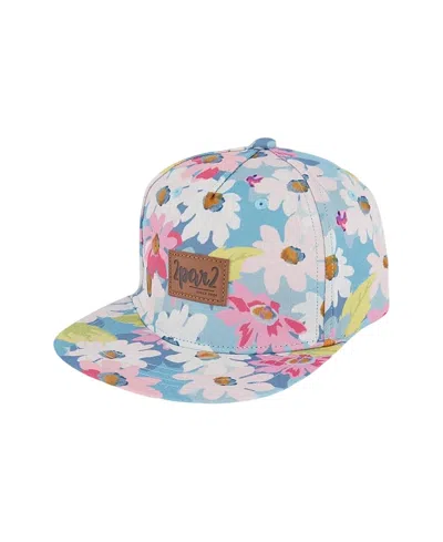 DEUX PAR DEUX DEUX PAR DEUX GIRLS' PRINTED FLOWERS CAP - BABY