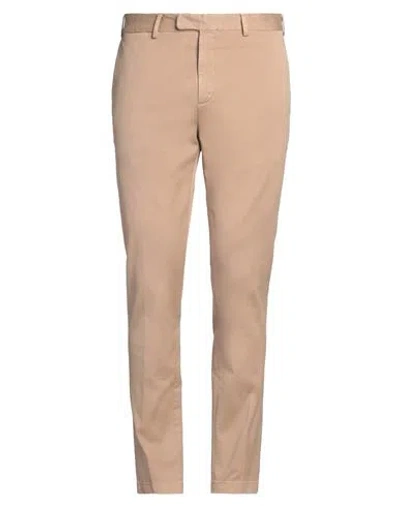 DEVORE INCIPIT DEVORE INCIPIT MAN PANTS CAMEL SIZE 34 COTTON, ELASTANE