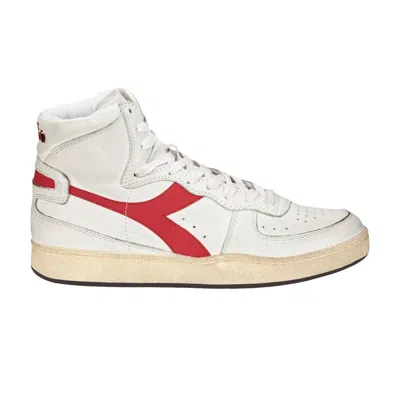 DIADORA MI BASKET USED 'WHITE GARNET'