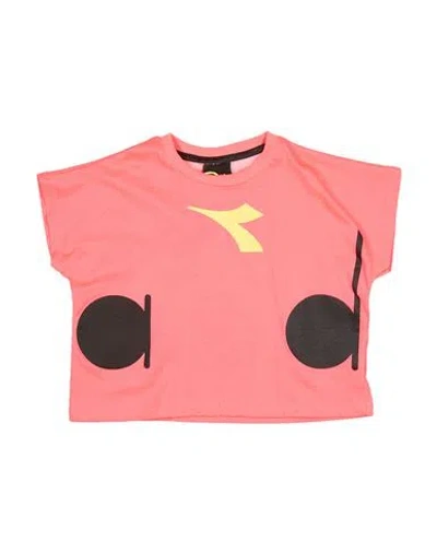 DIADORA DIADORA TODDLER GIRL T-SHIRT FUCHSIA SIZE 6 COTTON