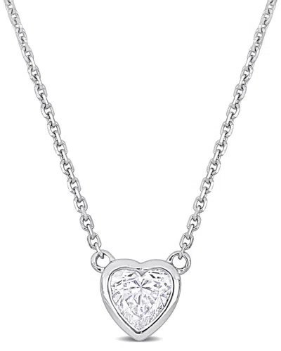 DIAMOND SELECT CUTS DIAMOND SELECT CUTS 14K 0.46 CT. TW. DIAMOND HEART SOLITAIRE NECKLACE
