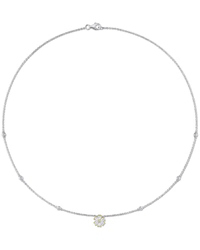 DIAMOND SELECT CUTS DIAMOND SELECT CUTS 14K 0.59 CT. TW. DIAMOND FLORAL NECKLACE