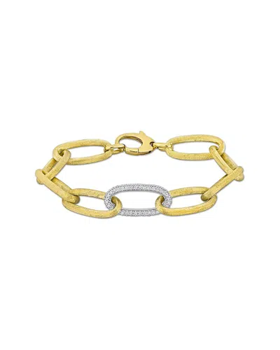 DIAMOND SELECT CUTS DIAMOND SELECT CUTS 14K 1.25 CT. TW. DIAMOND OVAL LINK BRACELET