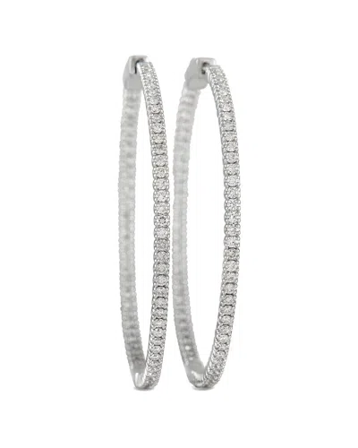 DIAMOND SELECT CUTS 14K 1.77 CT. TW. DIAMOND INSIDE OUT HOOPS