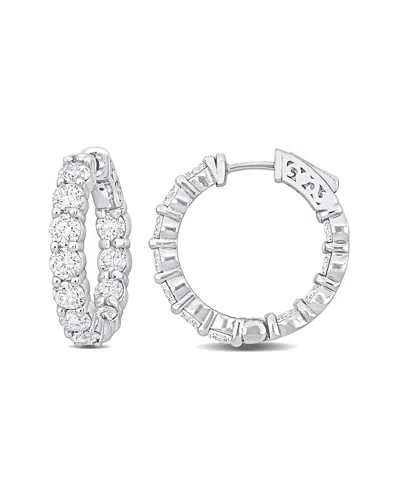 DIAMOND SELECT CUTS DIAMOND SELECT CUTS 14K 2.64 CT. TW. DIAMOND CLIP-ON HOOPS