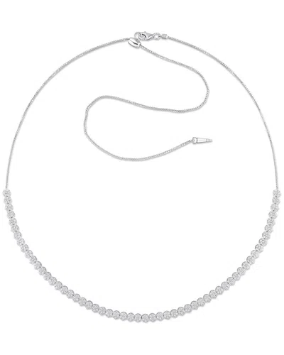DIAMOND SELECT CUTS DIAMOND SELECT CUTS 14K 2.99 CT. TW. DIAMOND TENNIS NECKLACE (AUTHENTIC PRE-OWNED)