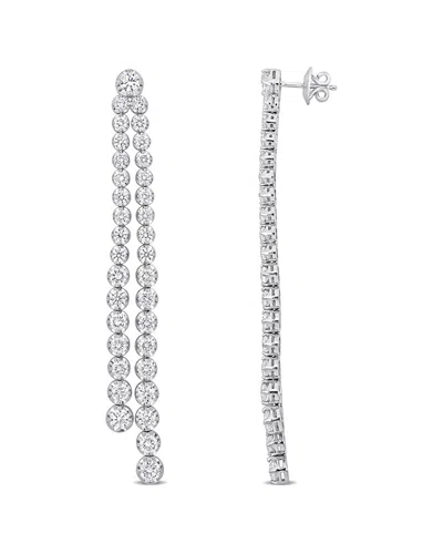 DIAMOND SELECT CUTS DIAMOND SELECT CUTS 14K 8.24 CT. TW. DIAMOND GRADUATED LINEAR DROP EARRINGS