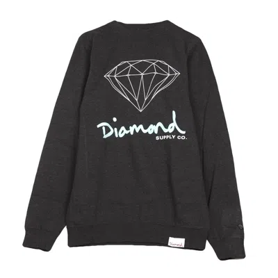 DIAMOND-SUPPLY OG SIGN CREW MEN'S CREW NECK SWEATSHIRT