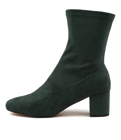 DIANA FERRARI DIANA FERRARI INDIANAS BLK STRETCH MSDE WOMENS SHOES CASUAL BOOTS ANKLE