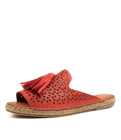 DIANA FERRARI DIANA FERRARI PERLEE BLACK LEATHER WOMENS SHOES CASUAL SANDALS SANDALS FLAT