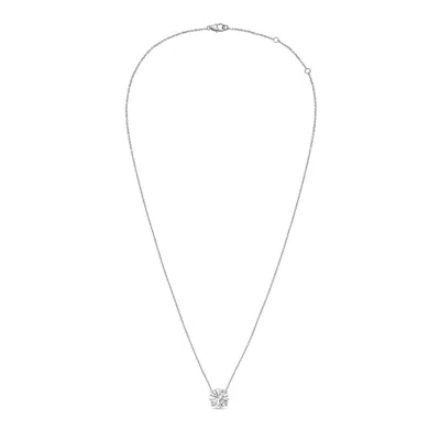 DIANA M. 14KT 8CTS LAB GROWN DIAMOND SOLITAIRE PENDANT, 4 PRONG, ROUND, DEF COLOR, VS CLARITY, EXCELLENT CUT,