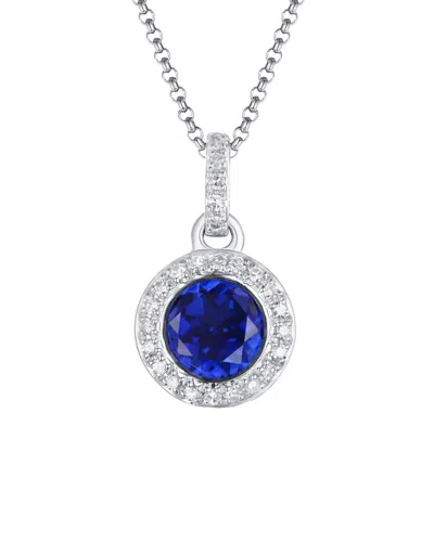 DIANA M. DIANA M. FINE JEWELRY 14K 1.00 CT. TW. DIAMOND & CORUNDUM NECKLACE