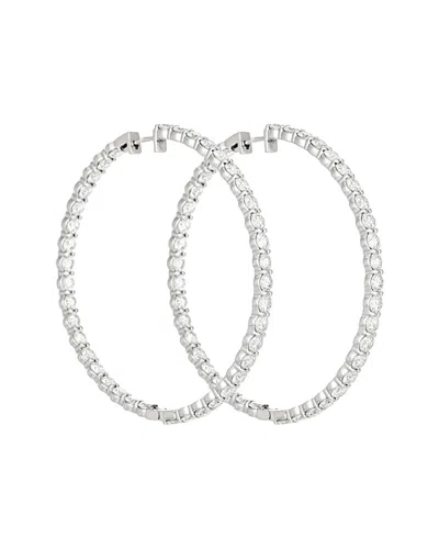 DIANA M. DIANA M. FINE JEWELRY 14K 3.60 CT. TW. DIAMOND HOOPS