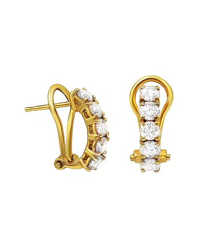 DIANA M. DIANA M. FINE JEWELRY 18K 1.30 CT. TW. DIAMOND HOOPS