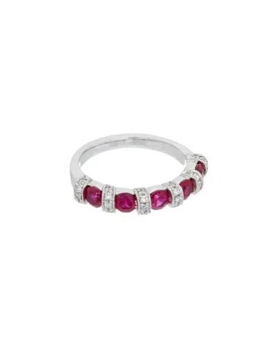 DIANA M. DIANA M. FINE JEWELRY 18K 1.40 CT. TW. DIAMOND & RUBY RING