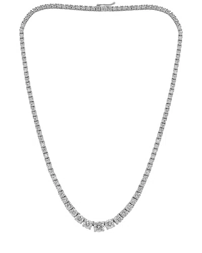 DIANA M. DIANA M. FINE JEWELRY 18K 14.00 CT. TW. DIAMOND TENNIS NECKLACE