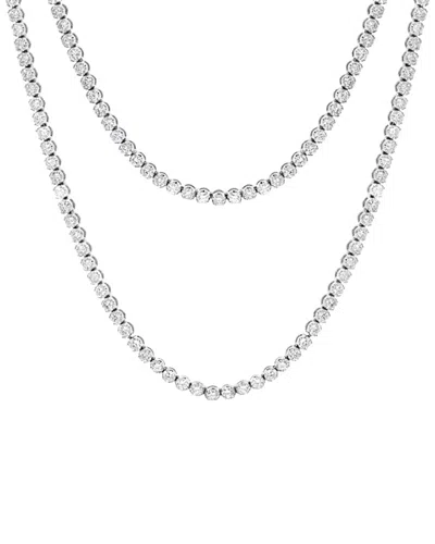 DIANA M. DIANA M. FINE JEWELRY 18K 16.80 CT. TW. DIAMOND 34IN TENNIS NECKLACE