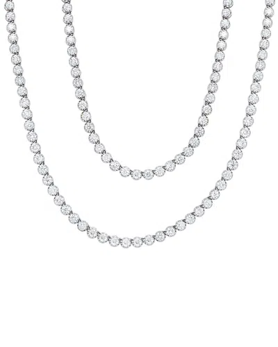 DIANA M. DIANA M. FINE JEWELRY 18K 17.20 CT. TW. DIAMOND 32IN TENNIS NECKLACE