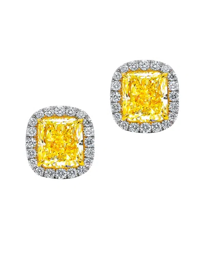 DIANA M. DIANA M. FINE JEWELRY 18K 3.43 CT. TW. DIAMOND STUDS