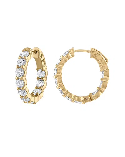 DIANA M. DIANA M. FINE JEWELRY 18K 4.30 CT. TW. DIAMOND HOOPS