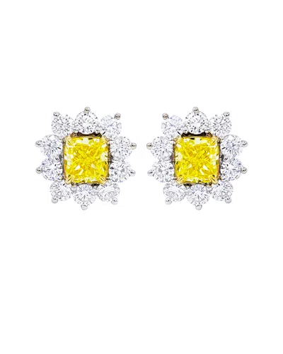 DIANA M. DIANA M. FINE JEWELRY 18K 4.66 CT. TW. DIAMOND EARRINGS