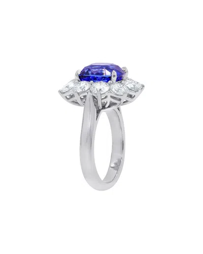 DIANA M. DIANA M. FINE JEWELRY WHITE GOLD 3.22 CT. TW. DIAMOND HALF-SET RING