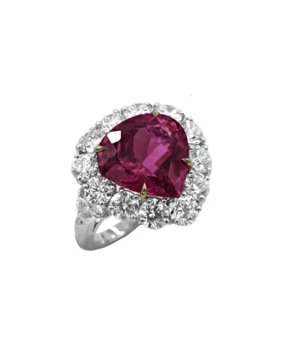 DIANA M. DIANA M. FINE JEWELRY WHITE GOLD 5.50 CT. TW. DIAMOND HALF-SET RING