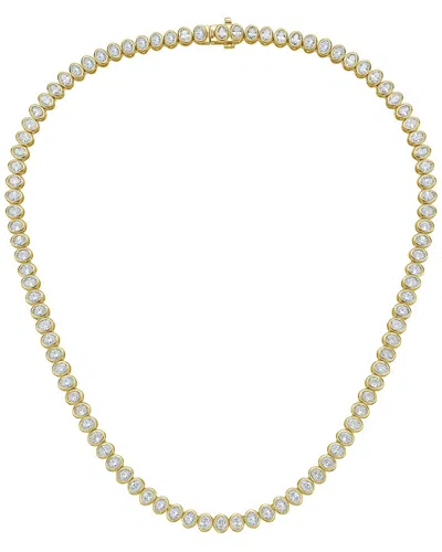 DIANA M LAB GROWN DIAMONDS DIANA M. 14K 15.30 CT. TW. LAB-GROWN DIAMOND TENNIS NECKLACE