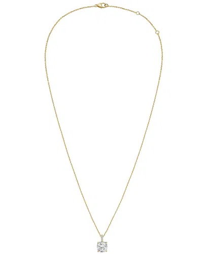 DIANA M LAB GROWN DIAMONDS DIANA M. 14K 4.20 CT. TW. LAB-GROWN DIAMOND PENDANT NECKLACE