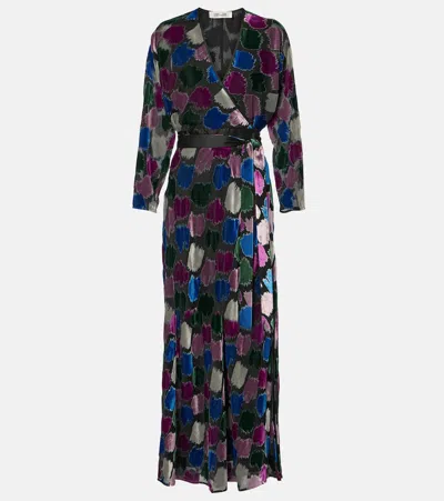 DIANE VON FURSTENBERG BABETTE PRINTED MIDI DRESS