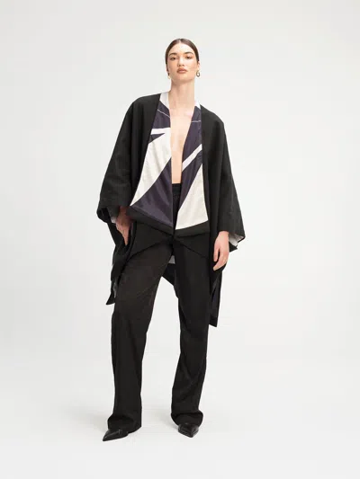 DIARRABLU AMY REVERSIBLE PONCHO