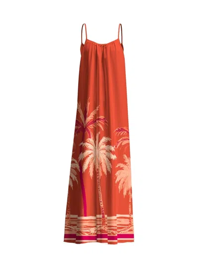 DIARRABLU PRINTED LINEN SOL DRESS