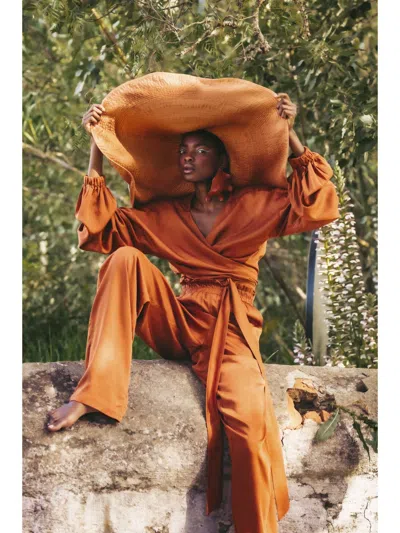 DIARRABLU SUSTAINABLE LEER PANTS